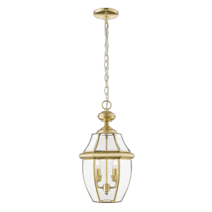 Złota lampa wisząca zewnetrzna ogrodowa szklana retro WHITLEY P02890AU