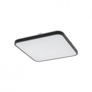 Czarny Plafon Do Łazienki IP44 Nowodvorski Lighting 10985 AGNES SQUARE LED PRO BLACK  32W 3000K