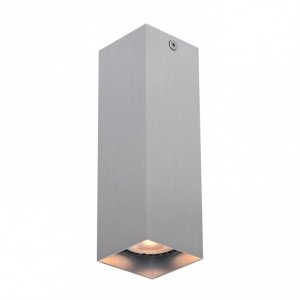 Nowoczesny Plafon Sufitowy W Kolorze Aluminium Tuba Metalowa ANDER CLN-28394-M-ALU ITALUX