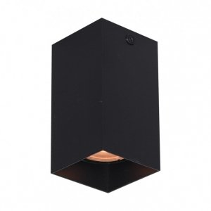 Nowoczesny Plafon Sufitowy Czarna Tuba Metalowa ANDER CLN-28394-S-BK ITALUX