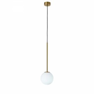 Lampa wisząca Bolti do salonu do jadalni PL0112-GD Yaskr  złota E14