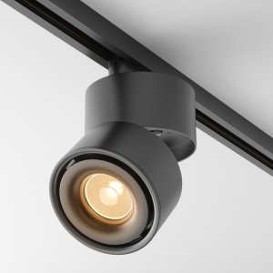 Ścieżka świetlna reflektor na szynoprzewodzie minimalistyczna aluminium czarny Yin MAYTONI TR084-1-15W3K-D-B-DE