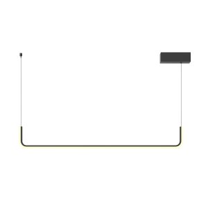 Lampa wisząca LED czarna listwa nad stół minimalistyczna klasyczna uniwersalna Urus P0644 MAXLIGHT 