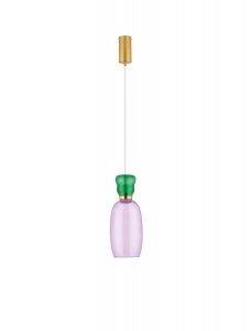 Lampa Wisząca z Kolorowego Szkła Luces Exclusivas PERENE LE44464