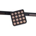 Raster do szynoprzewodu LED czarny kwadrat minimalistyczny nowoczesny MICRO11 N0013Z MAXLIGHT