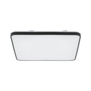 Czarny kwadratowy Plafon Sufitowy Do Łazienki IP44 Nowodvorski Lighting AGNES SQUARE LED PRO black L 4000K 10988