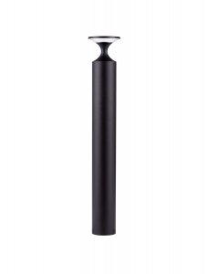 Minimalistyczny słupek ogrodowy klasyczny LED aluminiowy czarna wysoka tuba uniwersalny IP65 MORCAVO LE75135 Luces Exclusivas