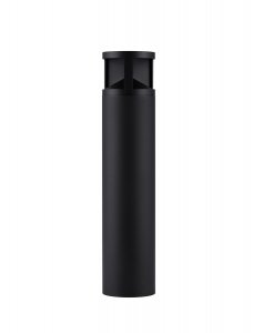 Minimalistyczny słupek ogrodowy klasyczny LED tuba aluminiowy czarny uniwersalny IP65 NEVARRO LE75127 Luces Exclusivas