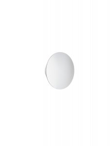 Elegancki biały kinkiet LED w stylu minimalistycznym okrągły podświetlający ścianę regulowany możliwość ściemniania SARVINO LE45555 Luces Exclusivas