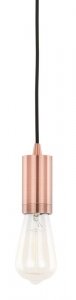 ZWIS NA ŻARÓWKĘ MODERNA ITALUX DS-M-038 RED COPPER