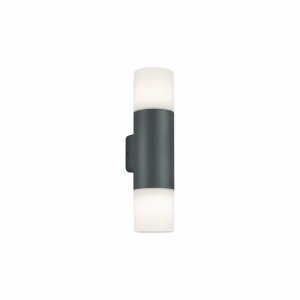 Minimalistyczny Nowoczesny Kinkiet Ogrodowy Antracyt HOOSIC 224060242 TRIO
