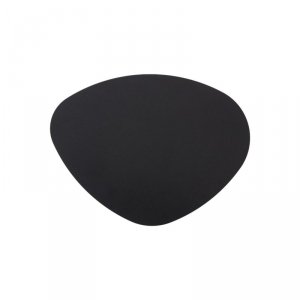 Kinkiet ścienny czarny owalny przylegający do ściany minimalistyczny uniwersalny STONE 10631 TK-LIGHTING