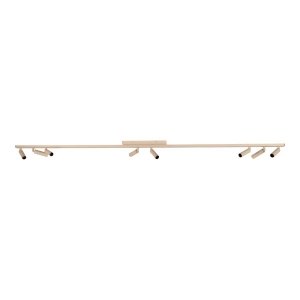 Nowoczesna lampa sufitowa listwa beżowa regulowane tuby uniwersalna minimalistyczna aluminiowa KEONI 09943/08/41 Lucide