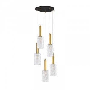 Nowoczesna Lampa Wisząca Glamour Szklany Klosz OROYA LE44337 LUCES EXCLUSIVAS