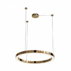 Lampa wisząca ring Aurum M Yaskr PL0116-901 złoty LED 3000K