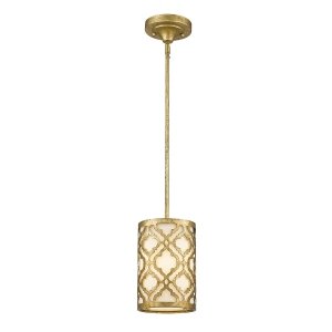 Mała lampa wisząca Arabella 1 źródło światła postarzane złoto orientalna tuba GN-ARABELLA-MP ELSTEAD LIGHTING