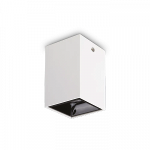 Biała Lampa Sufitowa Downlight Kwadratowa NITRO ROUND SQUARE 206011 IDEAL LUX