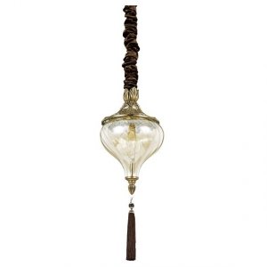 Lampa Wisząca Glamour Antyczny Mosiądz HAREM SP1 115979 IDEAL LUX
