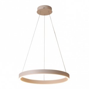 Złota Nowoczesna Okrągła Lampa Wisząca Dwustronna LED BRASCO UP DOWN PND-56215D-080RPC-GD-3KS4K-TRDIMM ITALUX
