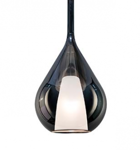 Szklana dymiona lampa wisząca nowoczesna designerska salonowa dekoracyjna Kalique sp1-3 d28 359724 Ideal Lux 
