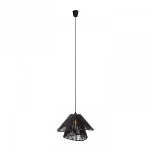 Lampa Wisząca Boho Pleciony Klosz AMALFI P0580 MAXLIGHT