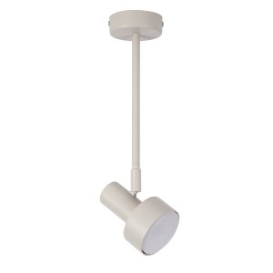 Nowoczesna lampa sufitowa spot regulowany nowoczesny szary beż Mona L Sigma 40904