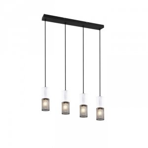 Lampa Wisząca Minimalistyczna Czarno Biała Vintage TOSH 304300434 TRIO