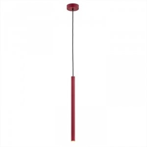 Minimalistyczna Czerwona Lampa Wisząca Nowoczesa LED RIO 8331 ARGON