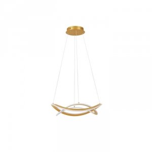Nowoczesna Złota Lampa Wisząca LED JAUJA LE44328 LUCES EXCLUSIVAS