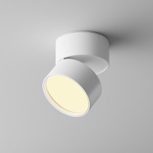 Lampa sufitowa natynkowa tuba regulowana spot sufitowy LED aluminium biała ONDA MAYTONI C024CL-12W2.7K-W-1