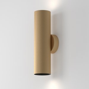  Lampa ścienna kinkiet nowoczesny designerski tuba aluminium matowe złoto Artisan MAYTONI C080WL-02-GU10-MG