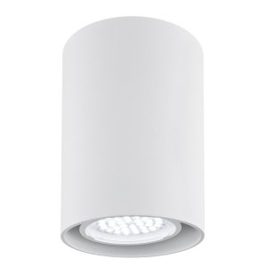 Lampa sufitowa downlight tuba plafon metalowa okrągła biała pojedyncza nowoczesna klasyczna LED GU10 TYBER 3119 Argon