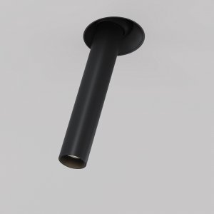 Lampa wbudowana w sufit spot LED nowoczesna regulowana tuba aluminum czarna Focus T MAYTONI C140TRS-L300-7W3K-B
