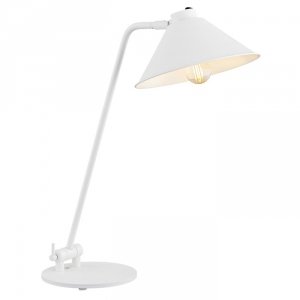 Lampka Stołowa Biała Vintage GABIA 4996 ARGON