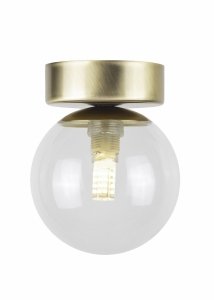 Plafon sufitowy spot złoty biała kula Perla Lux 1 Sigma 40851