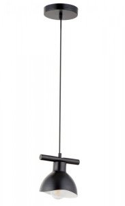 Lampa wisząca Metalowa Czarno-biała Sigma Flop 1 32417
