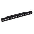 Raster do szynoprzewodu czarny obrotowy ściemniany LED listwa minimalistyczny nowoczesny MICRO11 N0003Z MAXLIGHT