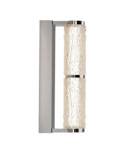 Kinkiet chromowany dekoracyjny LED 14W podłużny 31cm designerski nowoczesny Maxlight LOVE W0422 