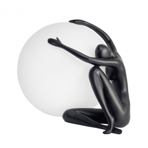 Designerska Lampa Stołowa Podłogowa WOMAN-1 ST-6020-A black 