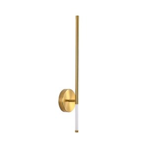 Lampa ścienna kinkiet LED listwa metalowy złoty elegancki klasyczny minimalistyczny uniwersalny FRESCO ST-MD1024M Step Into Design