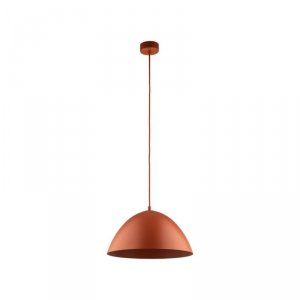 Miedziana lampa wisząca półokrągły klosz 34cm nowoczesna do loftowych wnętrz FARO 10259 TK-LIGHTING 