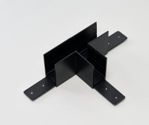 Złącze T czarne do szynoprzewodu magnetycznego jedno/dwufazowego natynkowego Azzardo ALFA TRACK MAGNETIC52 CONNECTOR T A BK AZ6693