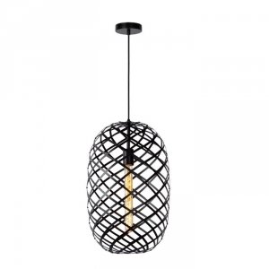 Lampa Wisząca Industrialna Czarna WOLFRAM 21417/32/30 LUCIDE