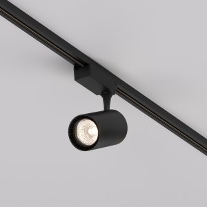 Lampa szynowa reflektor szynoprzewody jednofazowe LED nowoczesny aluminium czarna regulowana tuba VUORO MAYTONI TR003-1-15W3K-S-B