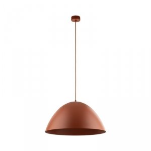 Miedziana lampa wisząca półokrągły klosz 50cm nowoczesna do loftowych wnętrz FARO 10260 TK-LIGHTING 