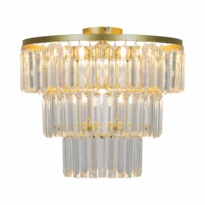 P17127-4-GD TIFANNY LAMPA SUFITOWA ZŁOTA/GOLD