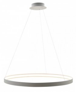 ZUMA LINE CIRCLE Lampa Wisząca Biały Ring 110cm LA0717/ -WH Biały Pierścień LED
