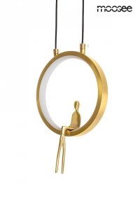 Designerska Lampa Wisząca BOY CIRCLE MOOSEE Złota 
