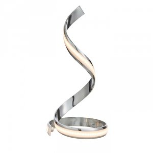 Designerska Lampka Stołowa Nowoczesna LED Chrom ARIA 76412 ENDON