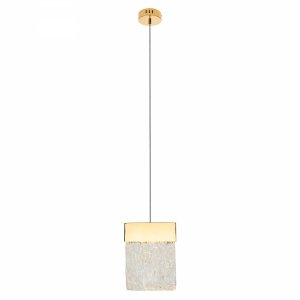 Złota lampa wisząca VETRO MAXLIGHT P0428D